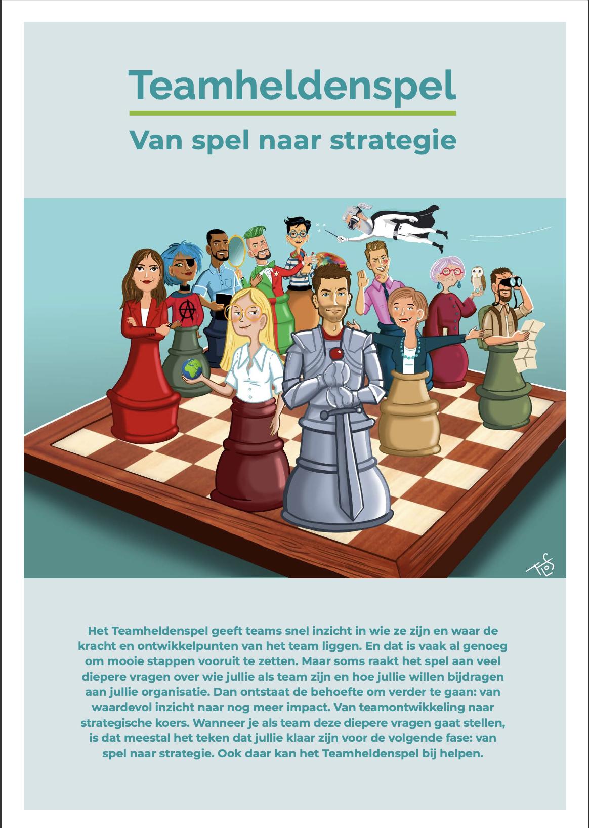 van spel naar strategie flyer